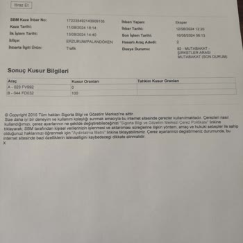 Aracım Rayiç Bedelini Öde Türkiye Sigorta