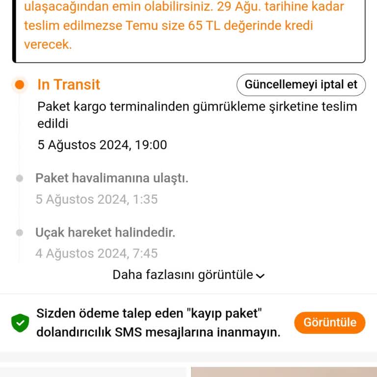 Temu MNG Kargo Gumruk Uzadı Ürünlerim Gelmiyor