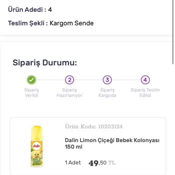 Gratis Dün Verdiğim Siparişin İadesini Yapmıyor İptal Edemiyorum