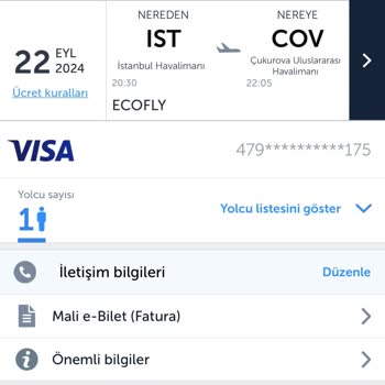 THY Bilet Değişikliği Ve Fazla Ücret Talebi