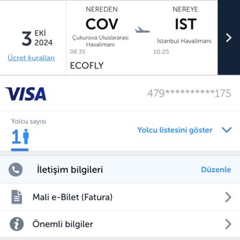 THY Bilet Değişikliği Ve Fazla Ücret Talebi