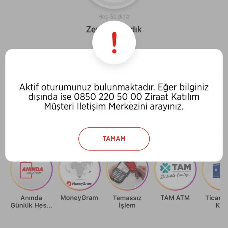 Ziraat Katılım Bankası Ziraat Katılım ATM Parayı Yutuyor