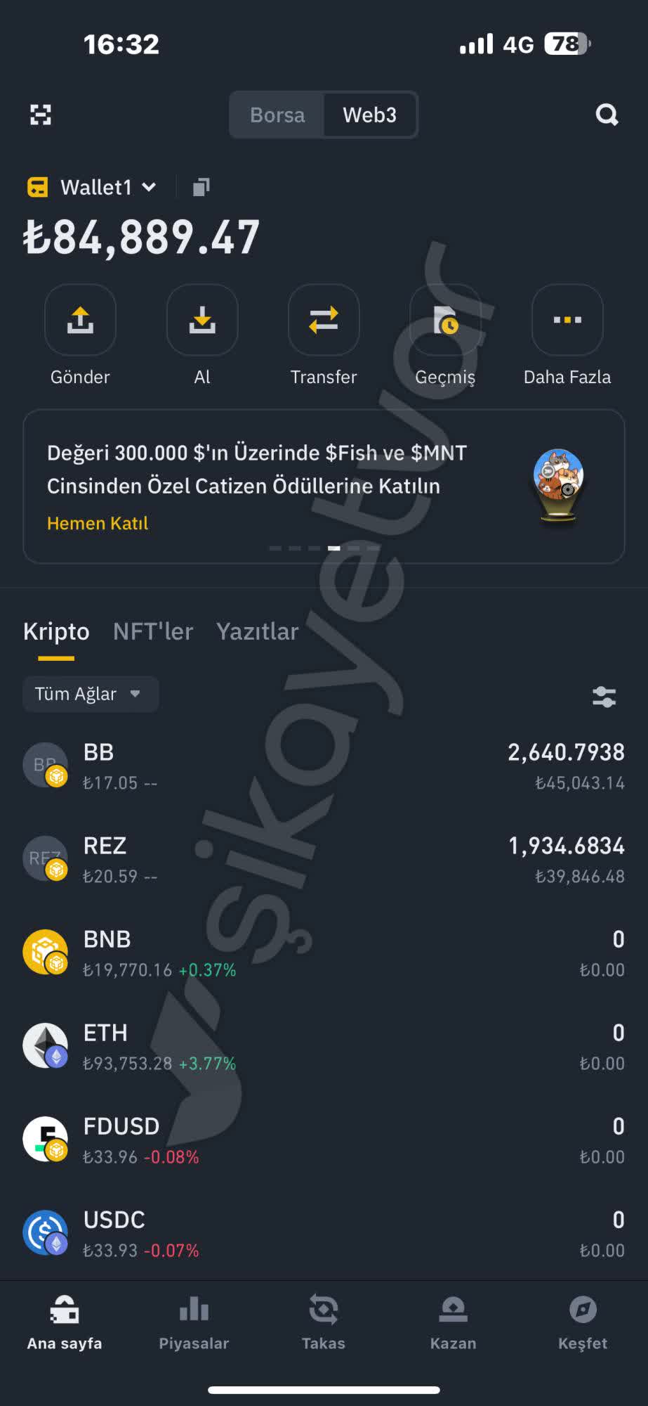 Binance Web3 Para Çekme Sorunu - Şikayetvar