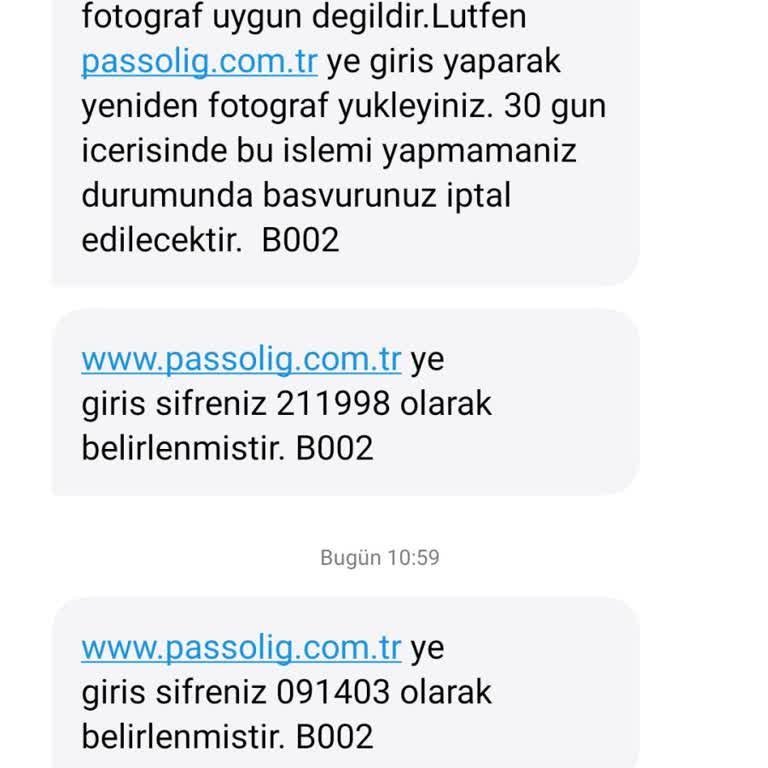 Passolig Passo Fotoğraf Yüklemeyi Kabul Etmiyor