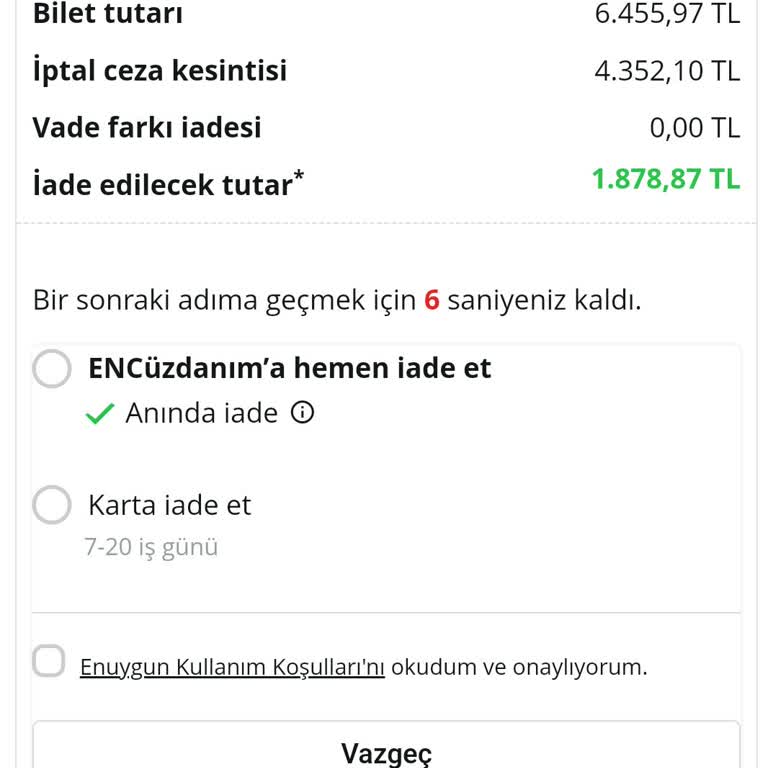 Enuygun.com Uçak Bilet İptali
