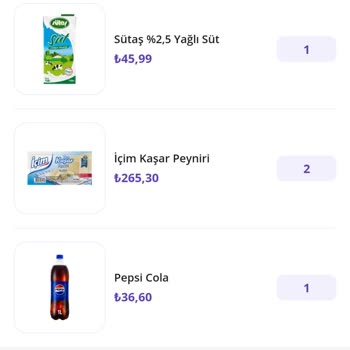 Getir Tarihi Geçmiş Süt