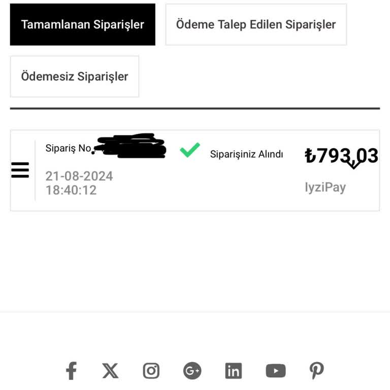 Vakro Online Siparişimi Göndermiyor