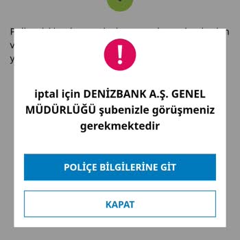 Denizbank Kredi Sigortası İptali