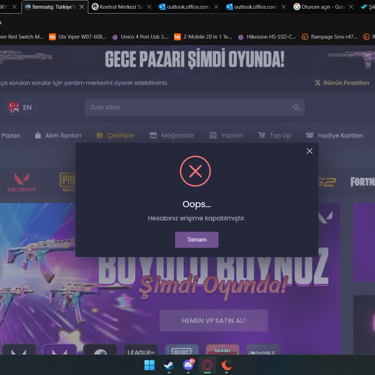 İtemSatış İtemsatis Hesabım Erişime Kapandı