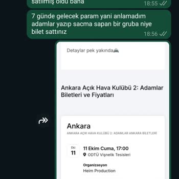 Biletinial Farklı Grubun Biletini Adamlar Gibi Satıyor