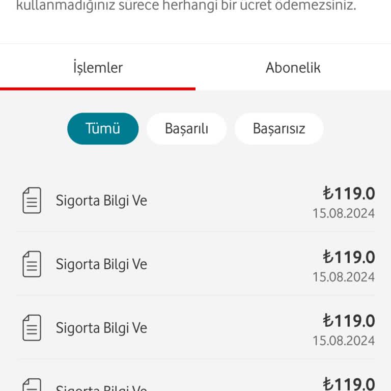 Habersiz Kesilen Ücret ve İade Talebi