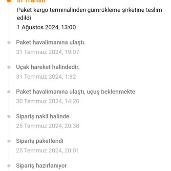 Temu Siparişlerim Günü Geçti Gelmedi