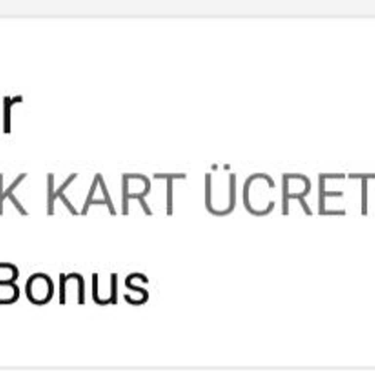 Garanti Bankası Kart Aidatı Ücreti