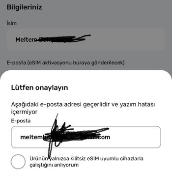 Mobimatter Kullanamadığım E-sim Ücretini Hesabımdan Kesmiş