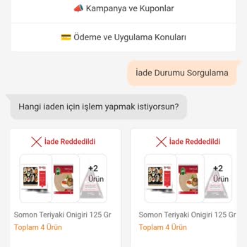 Trendyol GO Carrefour Teslim Edilmeyen Ürünü Teslim Edildi Göstermesi