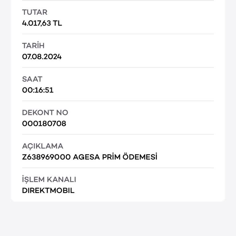 AgeSA Hayat ve Emeklilik Sigorta İptali Para İadesi