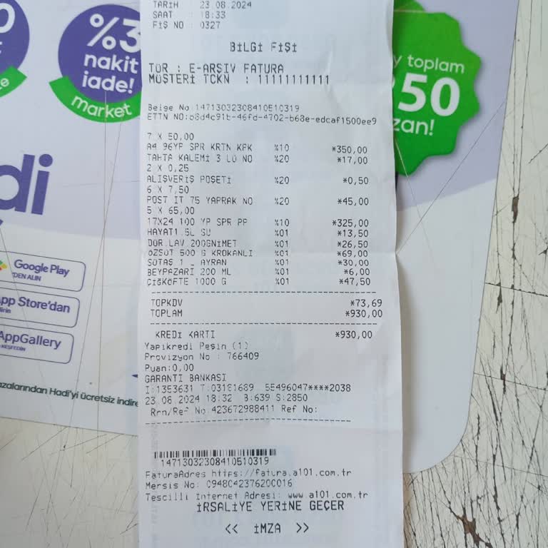 A101 Ürün İade Alınmıyor