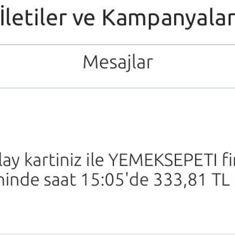 Yemeksepeti İzinsiz Ücret Çekimi