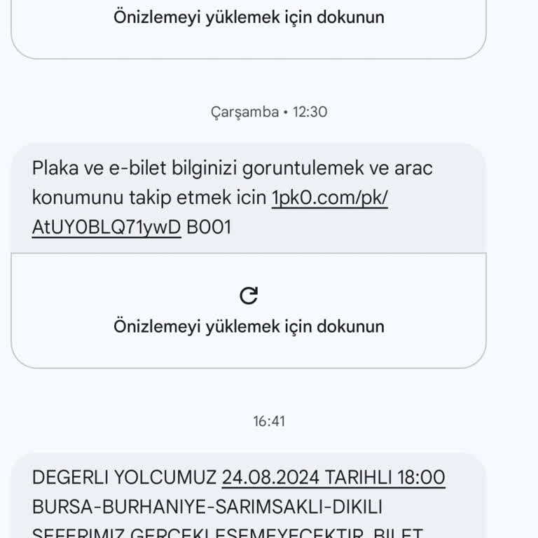 Pamukkale Turizm 1 Saat Kala Yolculuk İptali