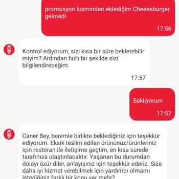 Tıkla Gelsin Eksik Sipariş Telafi Edilmiyor