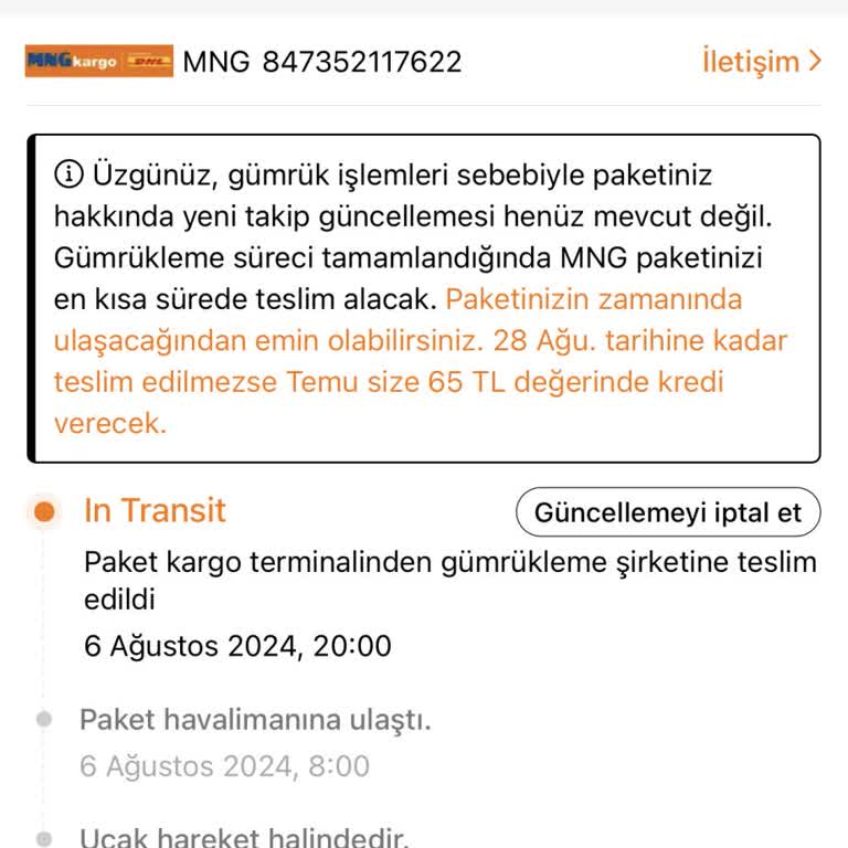 Gümrükte Takılan Temu Kargom Gelmiyor