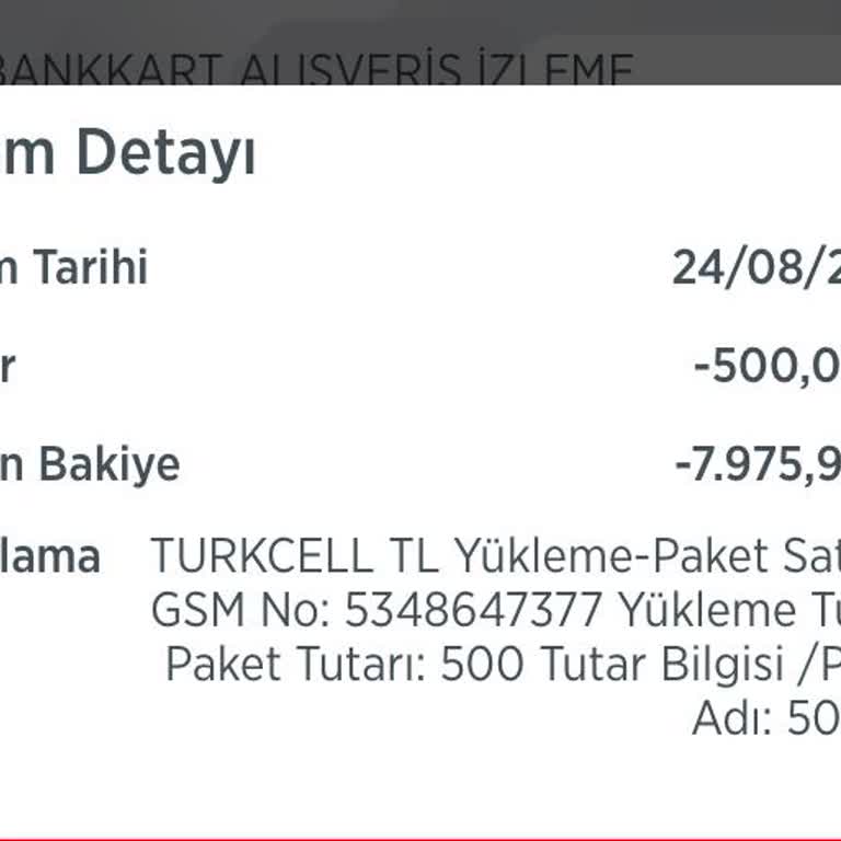 Hesap Bakiyesinde Görünmeyen Yükleme ve Para İadesi Talebi
