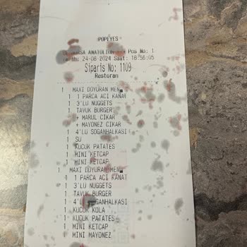 Popeyes Hijyen Sorunu Ve Kötü Hizmet Deneyimi