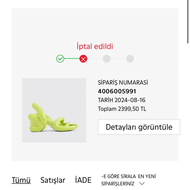 Camper Siparişimi İptal Etti Ve Para İadesini Vermedi