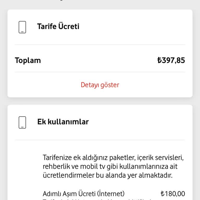 Bilgim Dışında Tanımlanan İnternet Paketi ve Ekstra Ücret