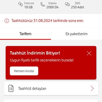 Vodafone Tarife Zammı ve Müşteri Hizmetleri Sorunu