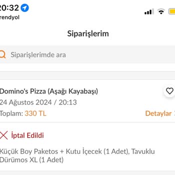 Domino's Pizza İndirim Kodu Kullanımı Nedeniyle Sipariş İptali
