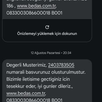 Boğaziçi Elektrik - BEDAŞ Elektrik Arızası İçin Yetersiz Hizmet