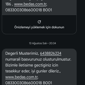 Boğaziçi Elektrik - BEDAŞ Elektrik Arızası İçin Yetersiz Hizmet