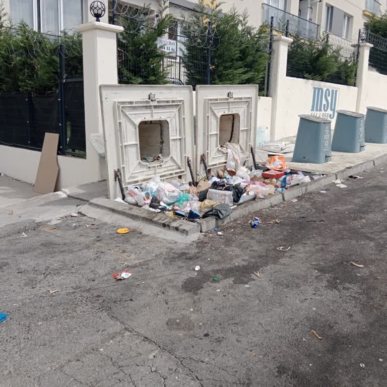 Pendik Belediyesi Pendik'te Çöp Toplama Ve Temizlik Problemleri