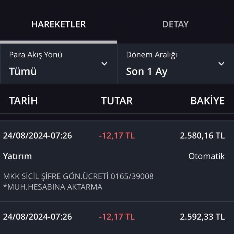 İş Bankası MKK Sicil Şifre Gönderme Ücreti