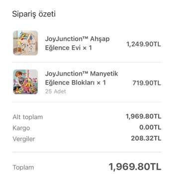 Joyjunction.com.tr Kargo Sürecinde Yaşanan Gecikme Ve İletişim Sorunları