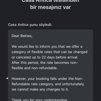 Booking.com Para İadesi Yapmaması Hk.