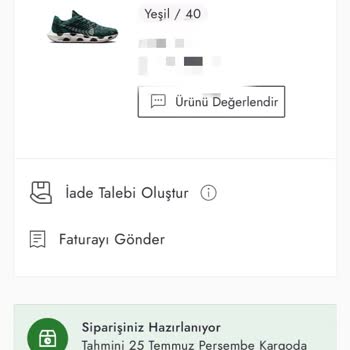 Boyner'den Sipariş Ettiğim Ürünün Sahibi Elime Ulaşmaması