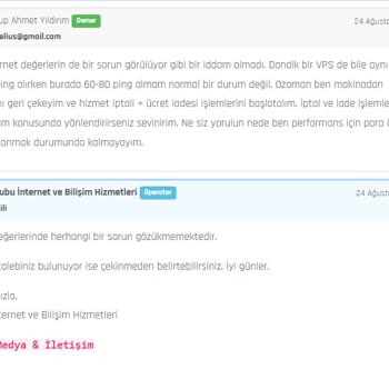Keyubu Hostıng Yetersiz Hizmet