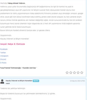 Keyubu Hostıng Yetersiz Hizmet