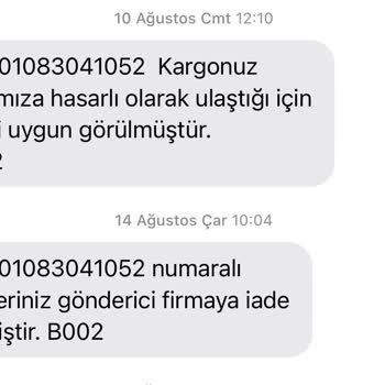 Kargoist Ve Eyyo İademi Yapsın