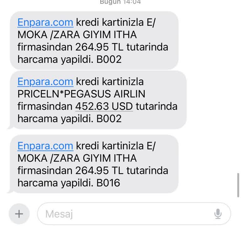 Enpara Kredi Kartımdan Bilgim Olmadan Çekim Yapılması