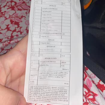 Tıkla Gelsin Popeyes Eksik Ürün Kaynaklı Mağduriyet