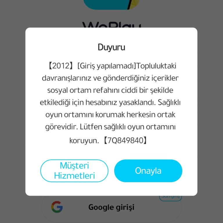 WePlay Boş Yere Ban