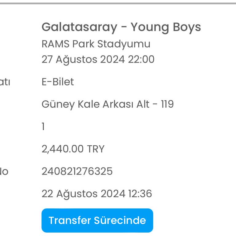 Banabilet.com Biletim Sürekli Transfer Sürecinde Görünüyor