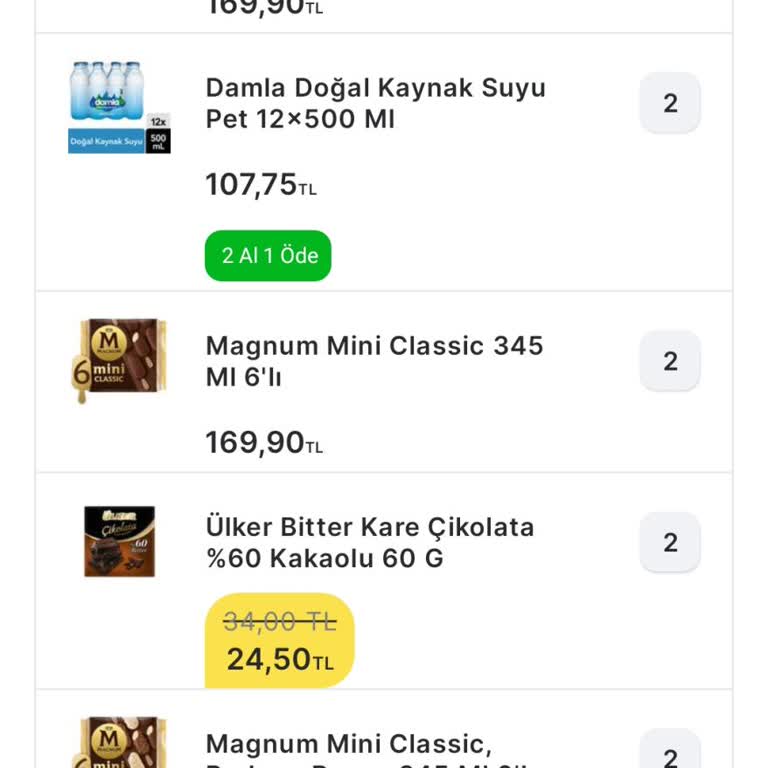 Migros Dondurma Erimiş Geldi