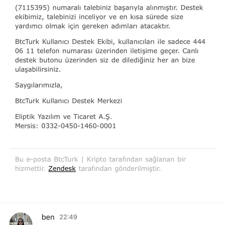 BTCTURK'te Geciken Destek Ve İletişim Sorunları