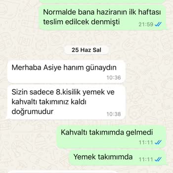 Bernardo Ürün Teslim Etmiyorlar