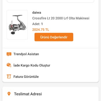 Trendyol'dan Aldığım Olta Makinesi