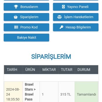 Epin.com.tr Brawl Pass Plus Yüklemesini Yapmıyor. Cevap Vermiyorlar.